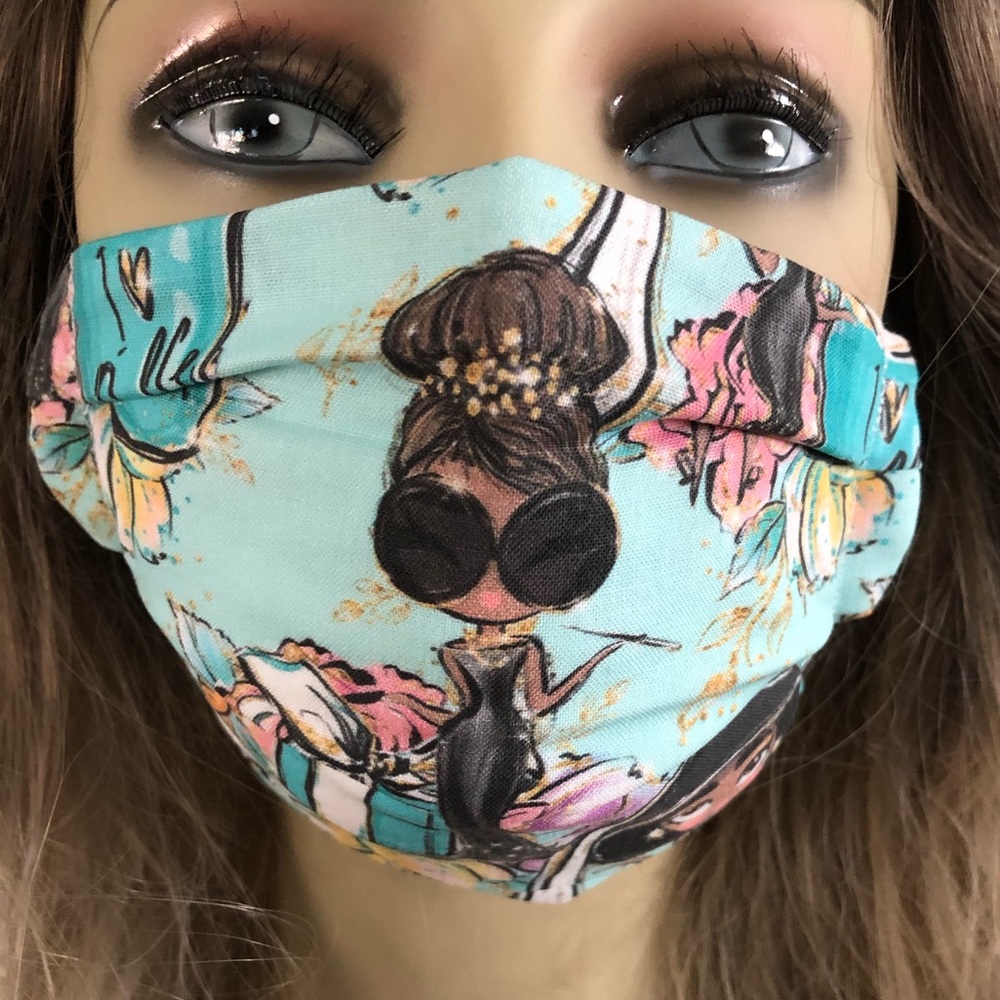 Diva Breakfast @ Tiffany (dark tone) Themed Mask